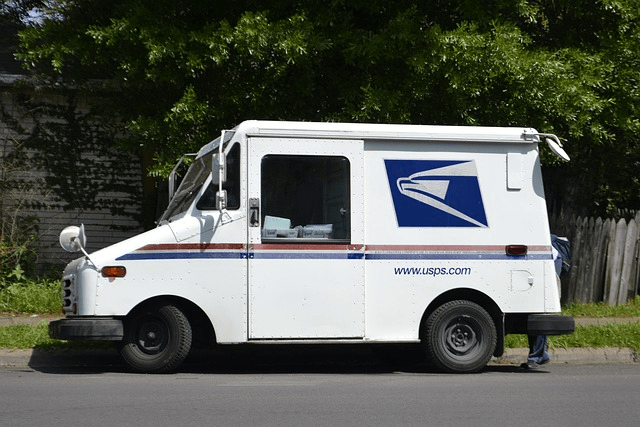 USPS tracking system with package acceptance pending