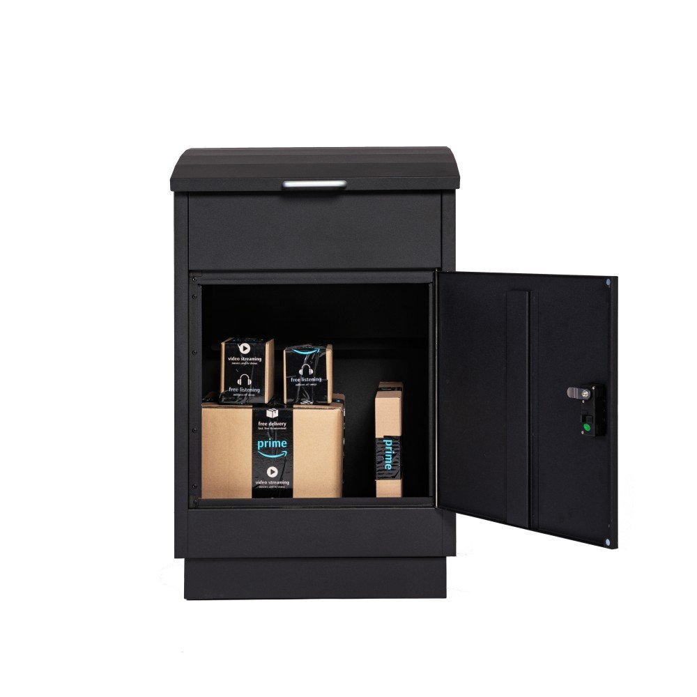 Pre-Assembled Package Lock Box with Lift-Top - Feliluke® Package ...